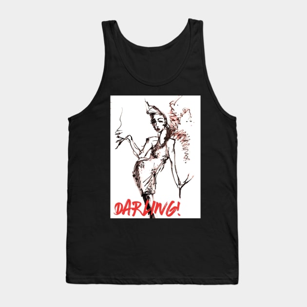 Darling! Tank Top by brightsideart